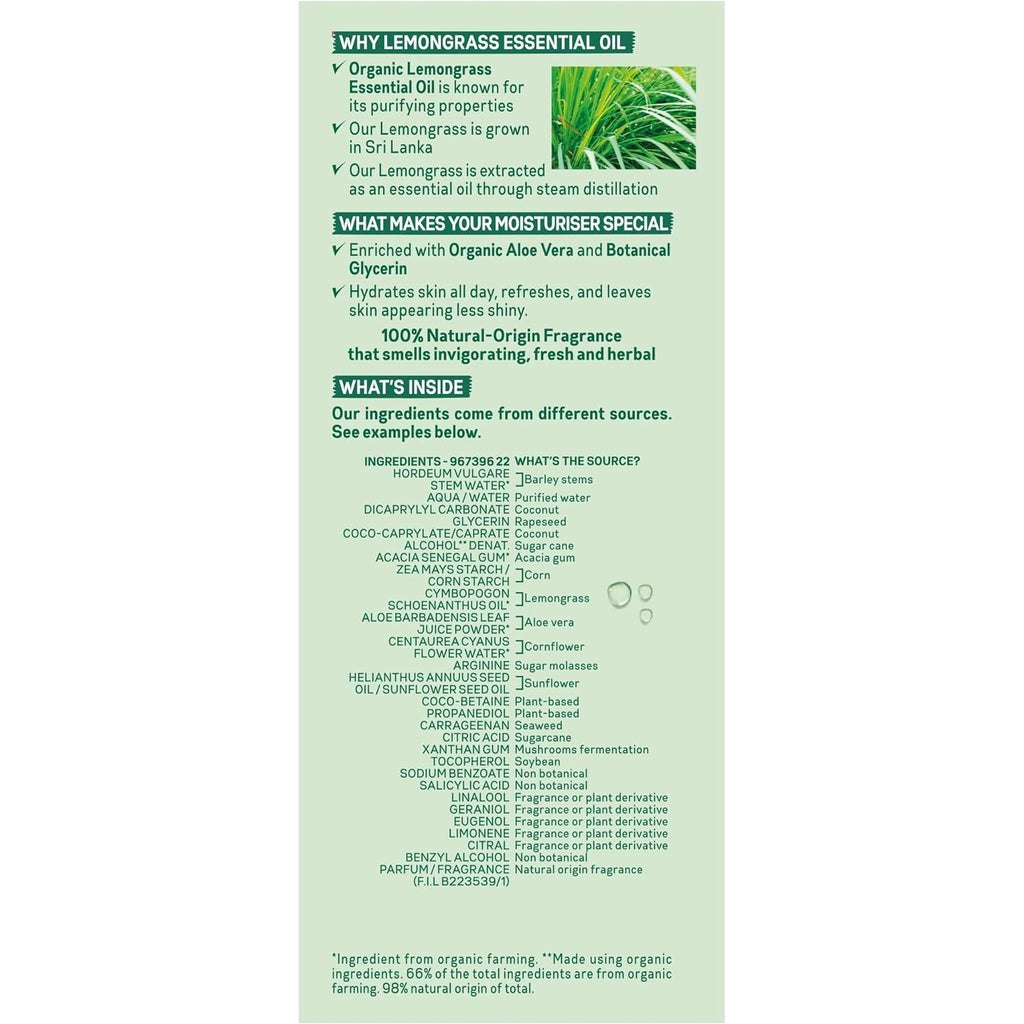 Garnier Organic Face moisturizer